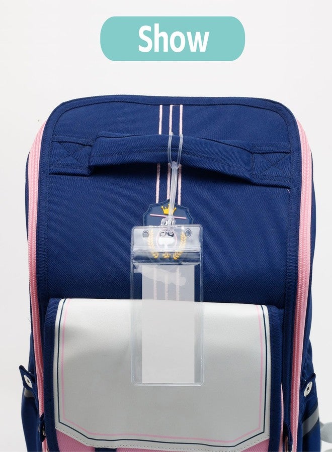 Koceci 120 PCS Luggage Tag Loops Clear Plastic Luggage Tags Luggage Tag and Label Straps Only Elastic Bag Tags for Travel Agencies and Schools Suitcases (Clear) - Image 4